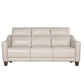 Steve Silver Transitional Dual-Power Leather Reclining Sofa GI850SI FredCo