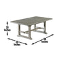 Steve Silver Whitford - Coffee Table - Gray WH100C FredCo