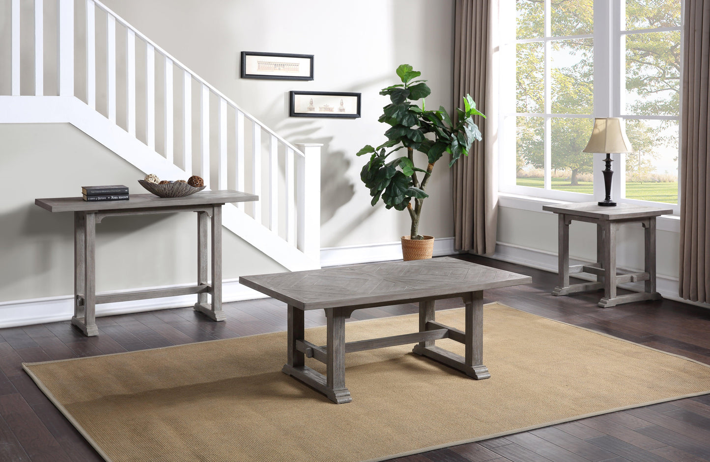Steve Silver Whitford - Coffee Table - Gray WH100C FredCo