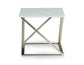 Steve Silver Zurich - End Table With Faux White Marble Top - White ZU100E FredCo
