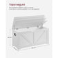 Storage Chest Matte White FredCo