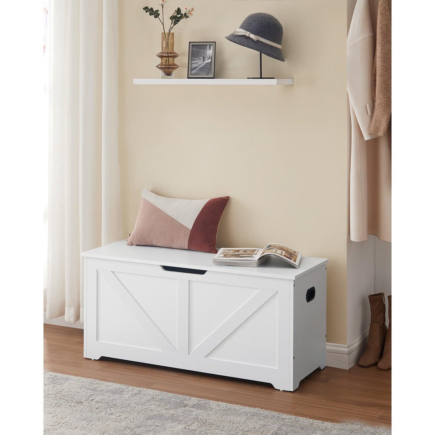 Storage Chest Matte White FredCo