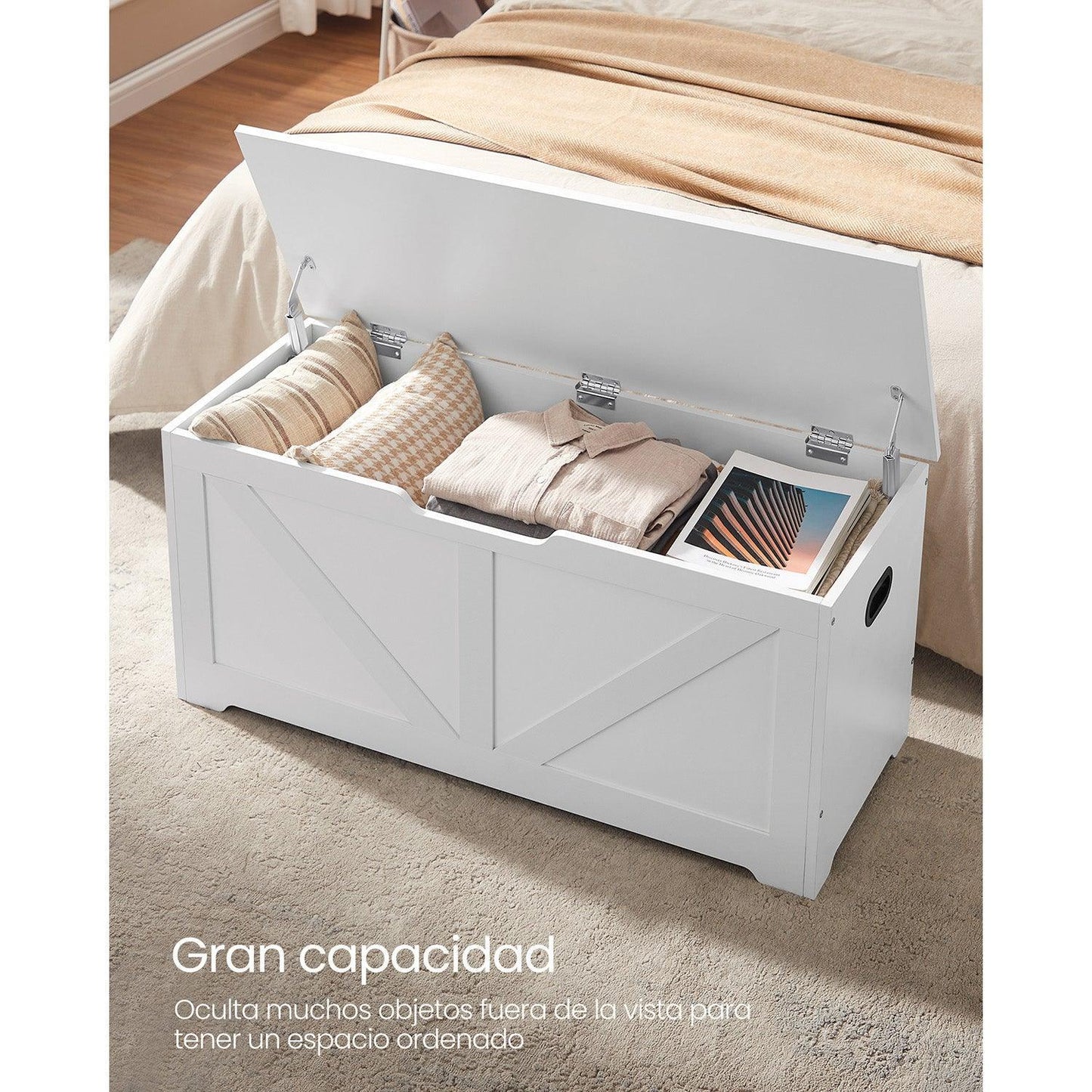 Storage Chest Matte White FredCo