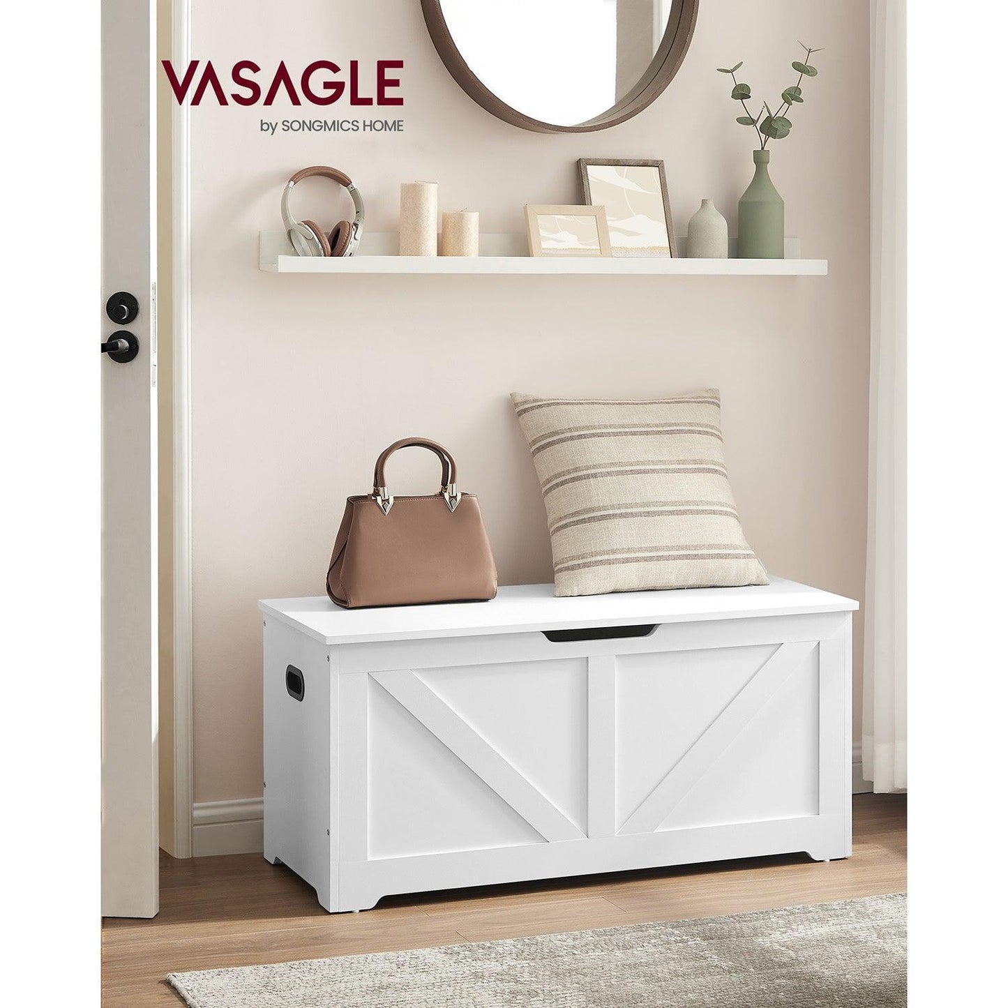 Storage Chest Matte White FredCo