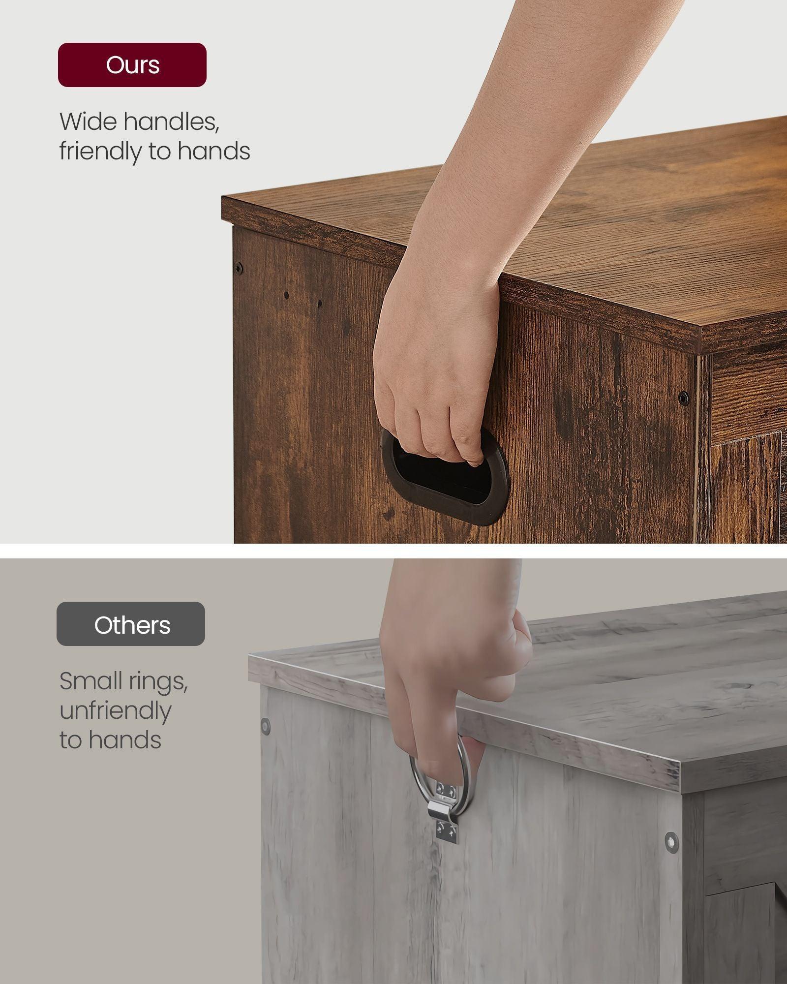 Storage Chest, Storage Trunk with 2 Safety Hinges FredCo
