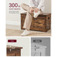 Storage Chest with 2 Safety Hinges Rustic Brown FredCo