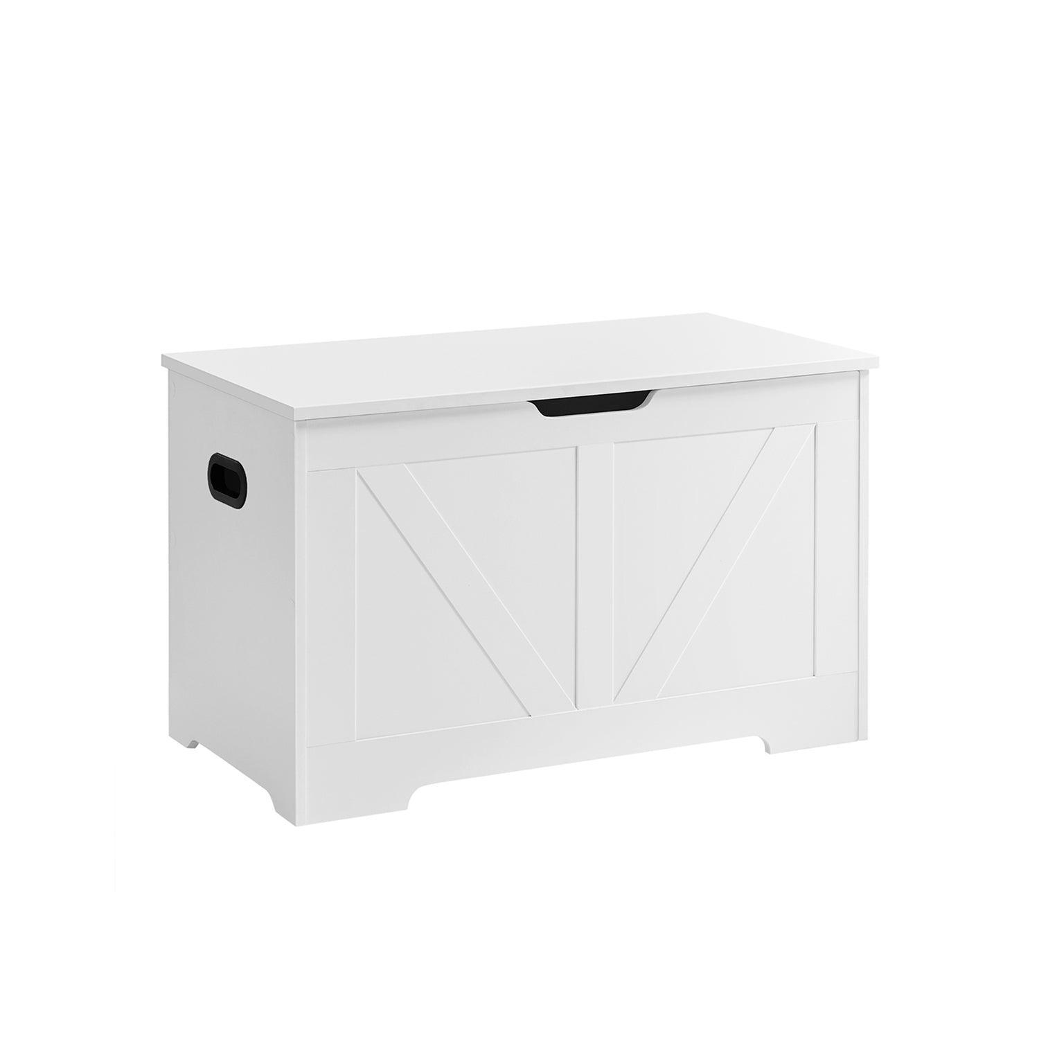 Storage Chest with 2 Safety Hinges White FredCo