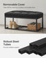 Storage Ottoman Bench Black FredCo