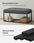 Storage Ottoman Bench Dark Gray FredCo