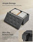 Storage Ottoman Bench Dark Gray FredCo