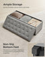 Storage Ottoman Bench Light Gray FredCo