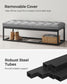 Storage Ottoman Bench Light Gray FredCo