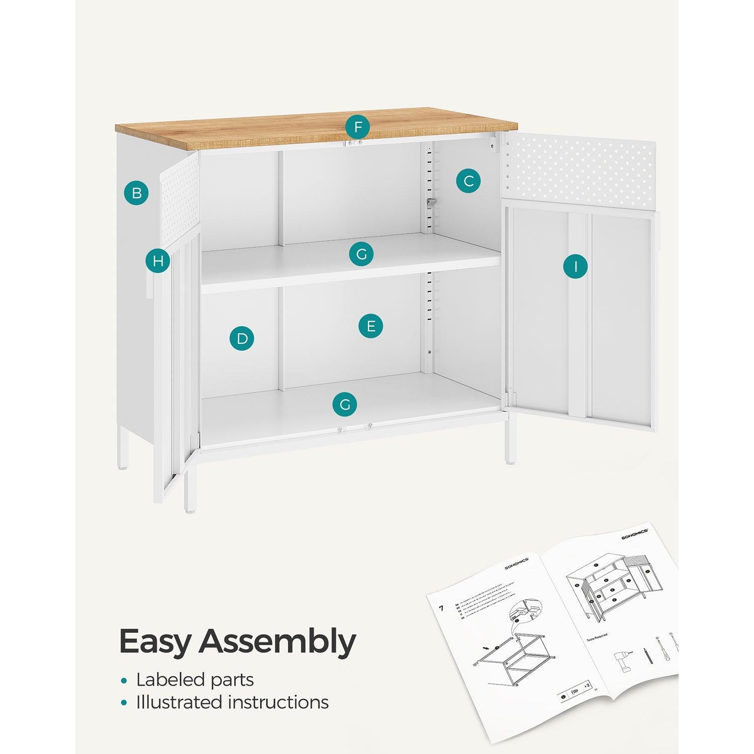 Storage Sideboard with Adjustable Shelves FredCo
