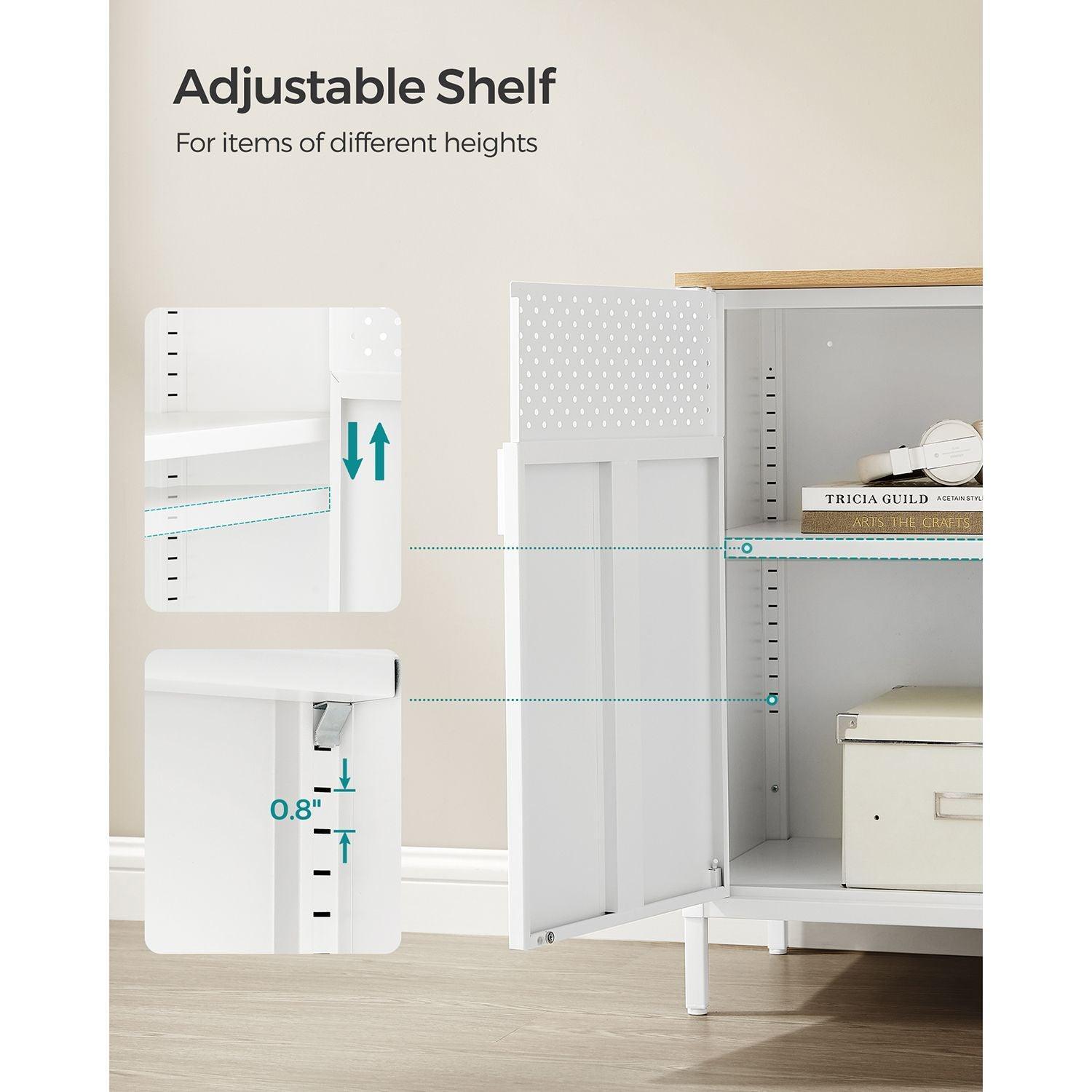 Storage Sideboard with Adjustable Shelves FredCo