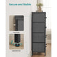 Storage Tower with 5 Fabric Drawers FredCo