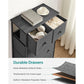 Storage Tower with 5 Fabric Drawers FredCo