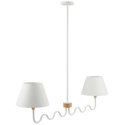 Sunlit Squiggle 2-Arm Pendant Light by Modway FredCo
