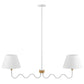 Sunlit Squiggle 2-Arm Pendant Light by Modway FredCo