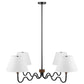 Sunlit Squiggle 4-Arm Pendant Light by Modway FredCo