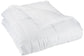 SUPERIOR All-Season Luxurious Striped Down Alternative Comforter, Full/Queen, White FredCo