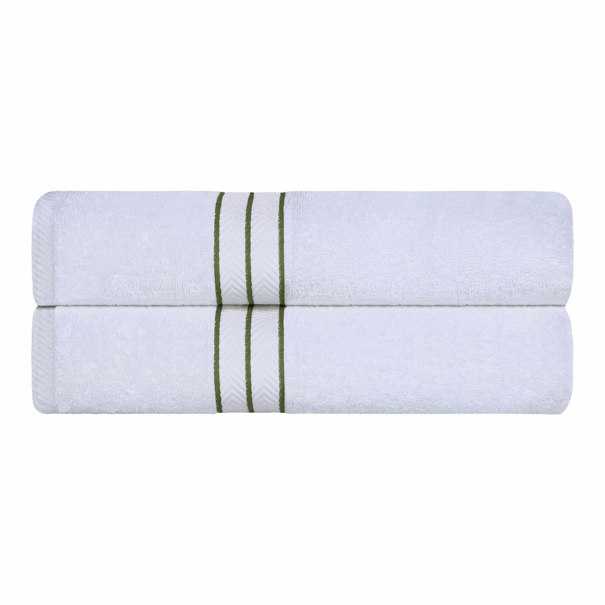 Superior Long Staple Combed Cotton 2-Piece Bath Towel Set FredCo