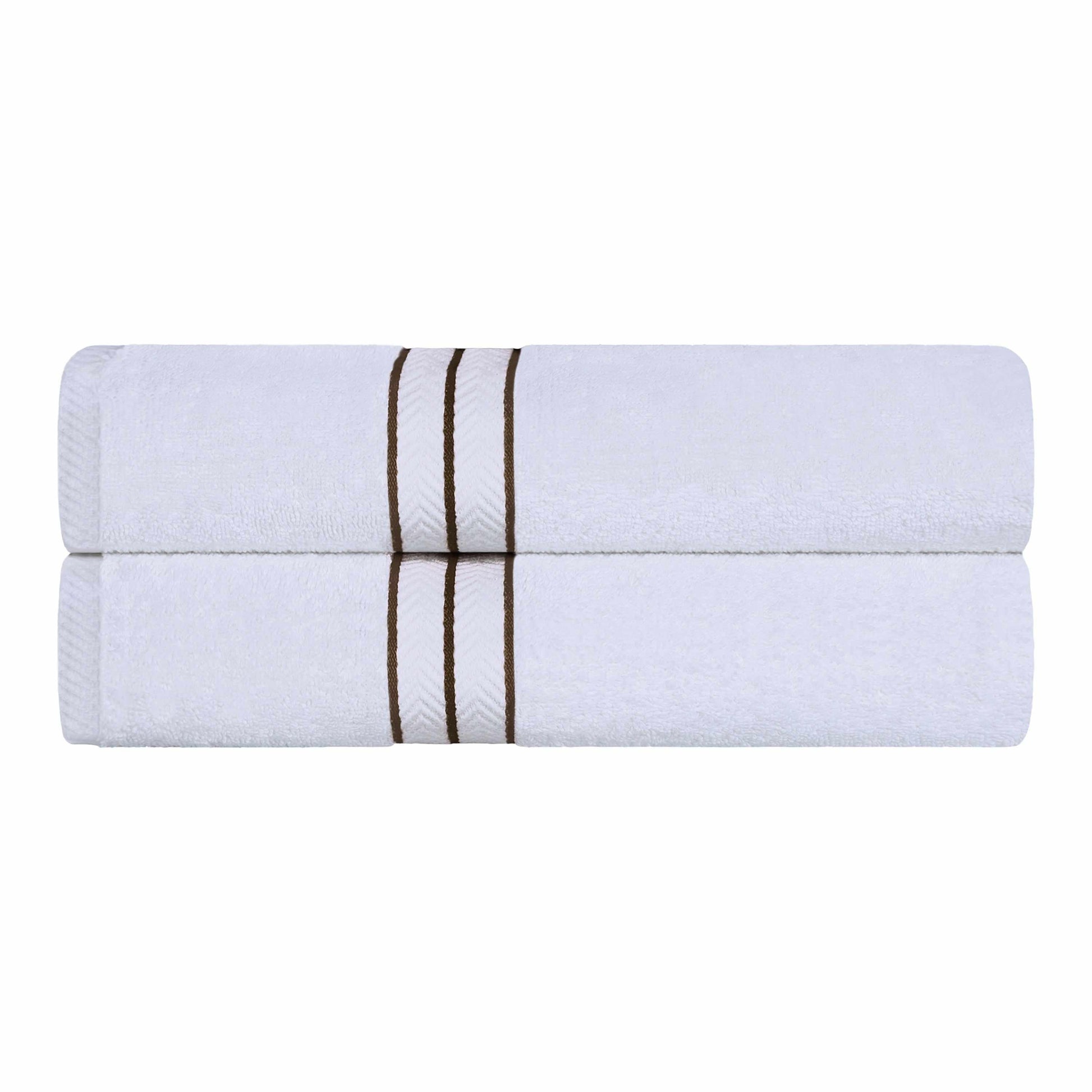 Superior Long Staple Combed Cotton 2-Piece Bath Towel Set FredCo