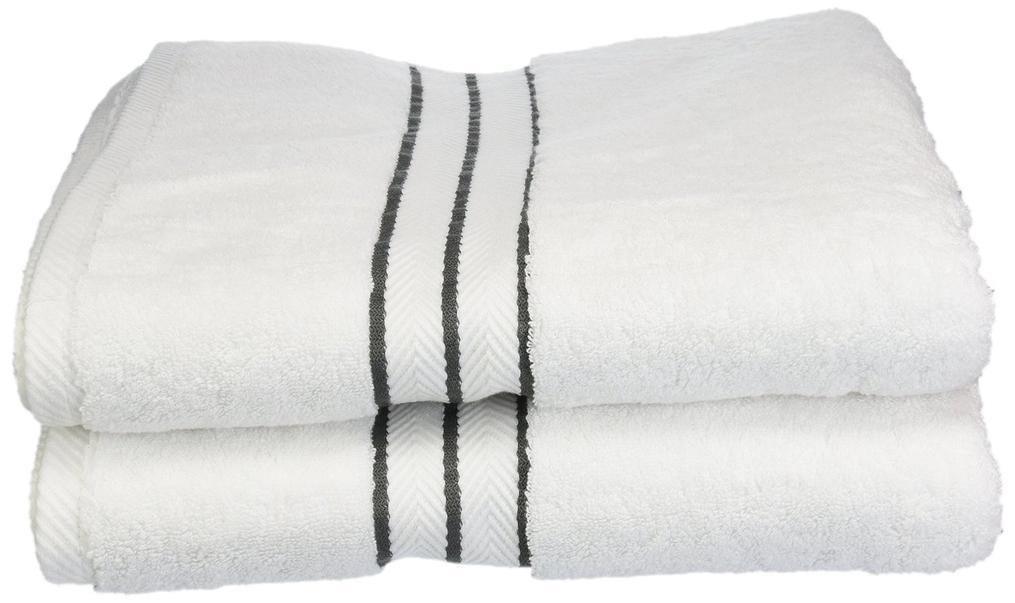 Superior Long Staple Combed Cotton 2-Piece Bath Towel Set FredCo