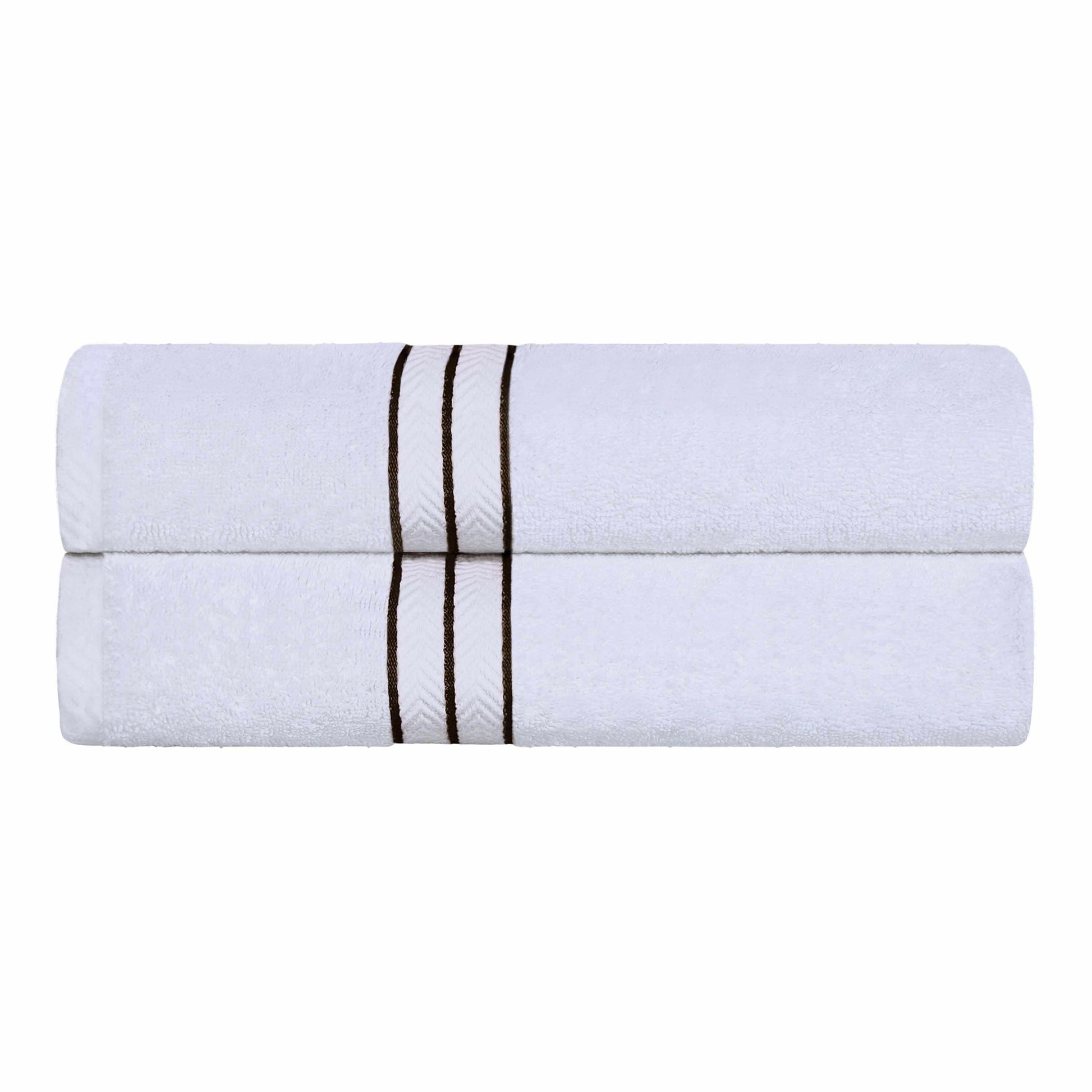 Superior Long Staple Combed Cotton 2-Piece Bath Towel Set FredCo