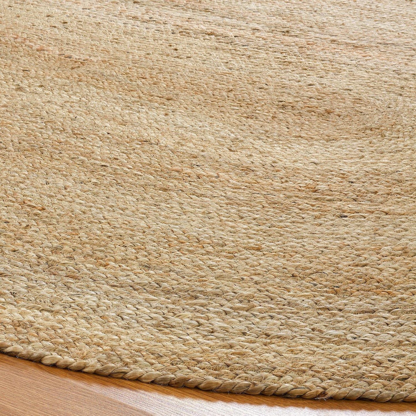 Superior Natural Braided Collection Hand Woven Jute Rug FredCo