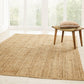 Superior Natural Braided Collection Hand Woven Jute Rug FredCo