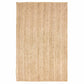 Superior Natural Braided Collection Hand Woven Jute Rug FredCo