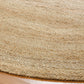 Superior Natural Braided Collection Hand Woven Jute Rug FredCo