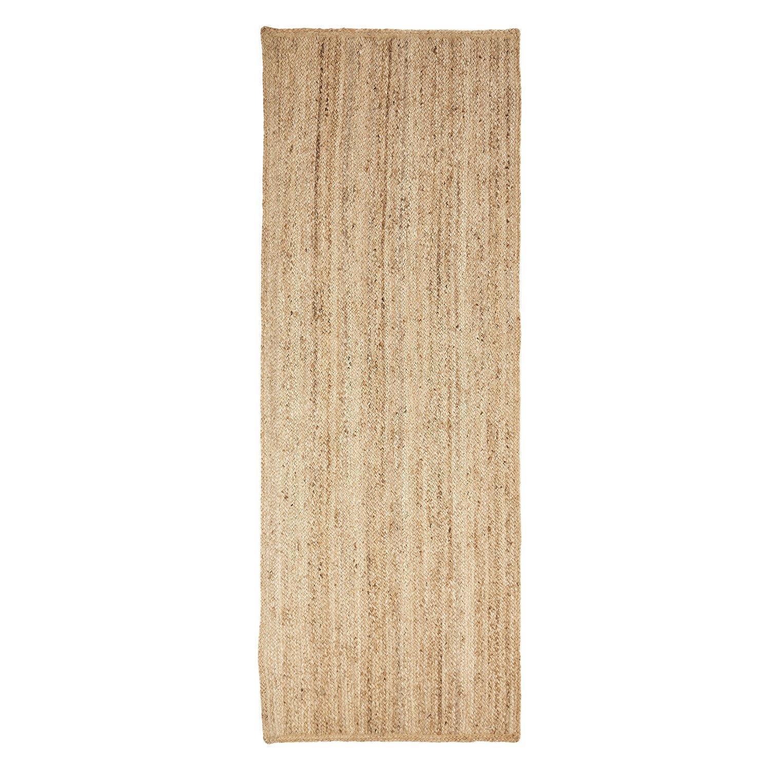 Superior Natural Braided Collection Hand Woven Jute Rug FredCo