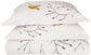 Swallow 100% Cotton Floral Embroidered Duvet Cover Set FredCo
