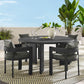 Tahoe 5-Piece Outdoor Patio Aluminum Dining Set by Modway FredCo