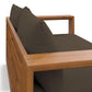 Tahoe Acacia Wood Outdoor Patio Acacia Wood Loveseat by Modway EEI-6783 FredCo
