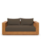 Tahoe Acacia Wood Outdoor Patio Acacia Wood Loveseat by Modway EEI-6783 FredCo