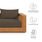 Tahoe Acacia Wood Outdoor Patio Acacia Wood Loveseat by Modway EEI-6783 FredCo