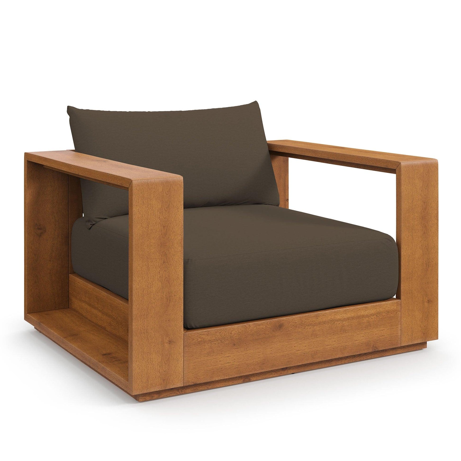 Tahoe Outdoor Patio Acacia Wood Chair by Modway EEI-6782 FredCo