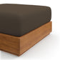 Tahoe Outdoor Patio Acacia Wood Ottoman by Modway EEI-6785 FredCo