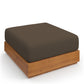 Tahoe Outdoor Patio Acacia Wood Ottoman by Modway EEI-6785 FredCo