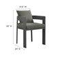 Tahoe Outdoor Patio Aluminum Dining Chair by Modway FredCo