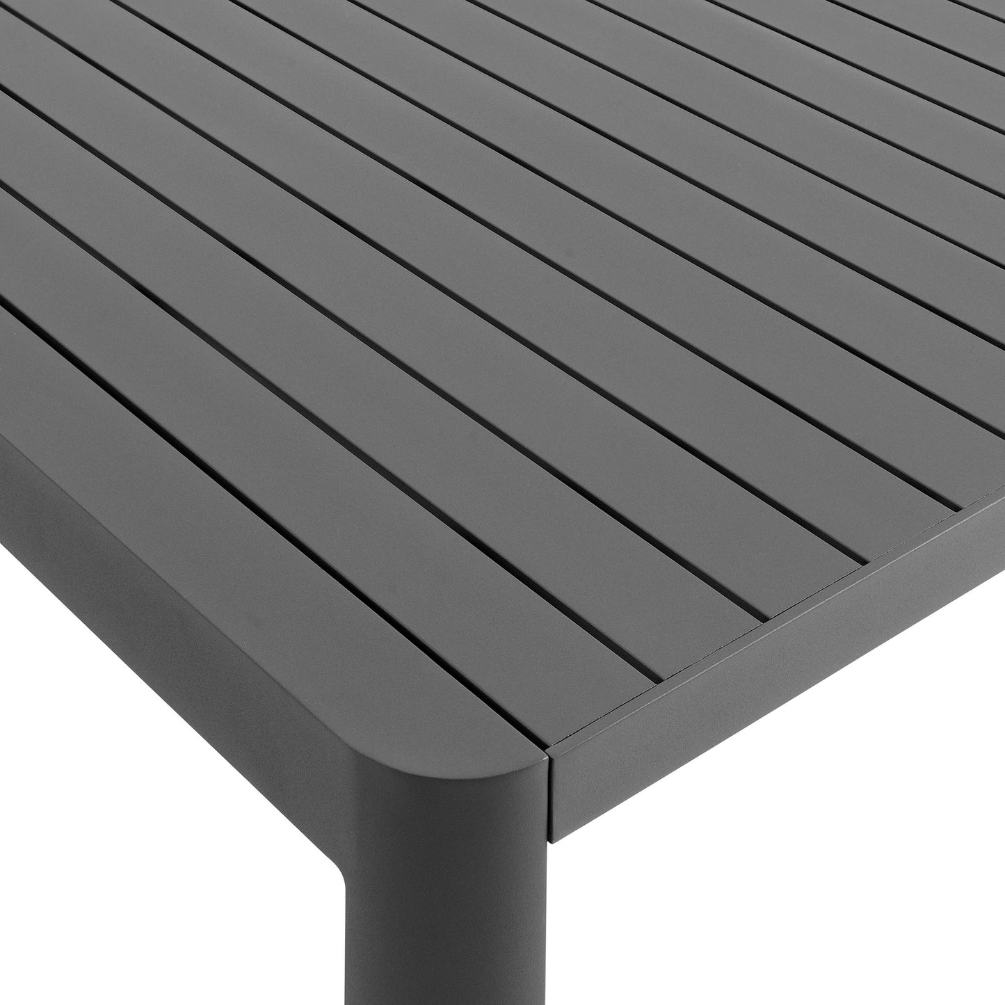 Tahoe Outdoor Patio Aluminum Extendable Dining Table by Modway EEI-7236 FredCo