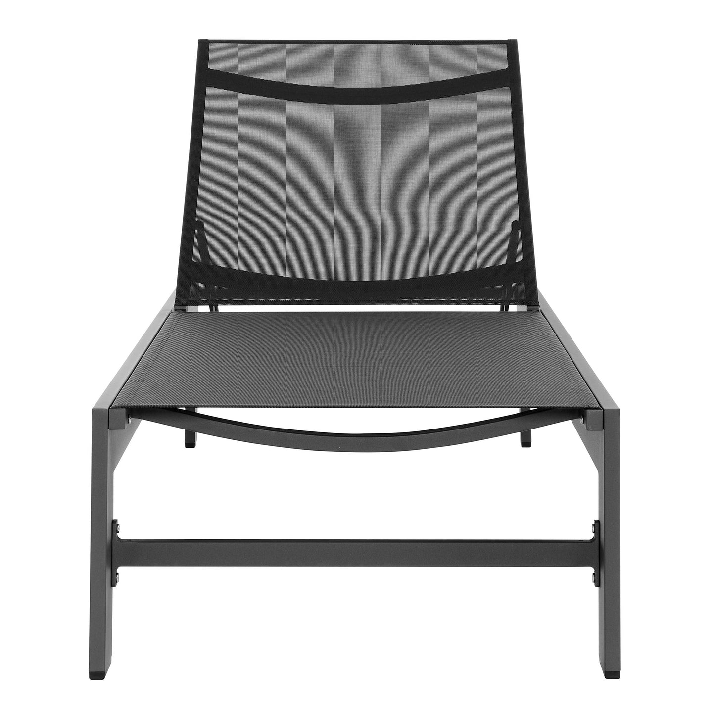 Tahoe Outdoor Patio Mesh and Aluminum Chaise Lounge by Modway EEI-7235 FredCo