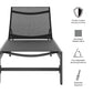 Tahoe Outdoor Patio Mesh and Aluminum Chaise Lounge by Modway EEI-7235 FredCo