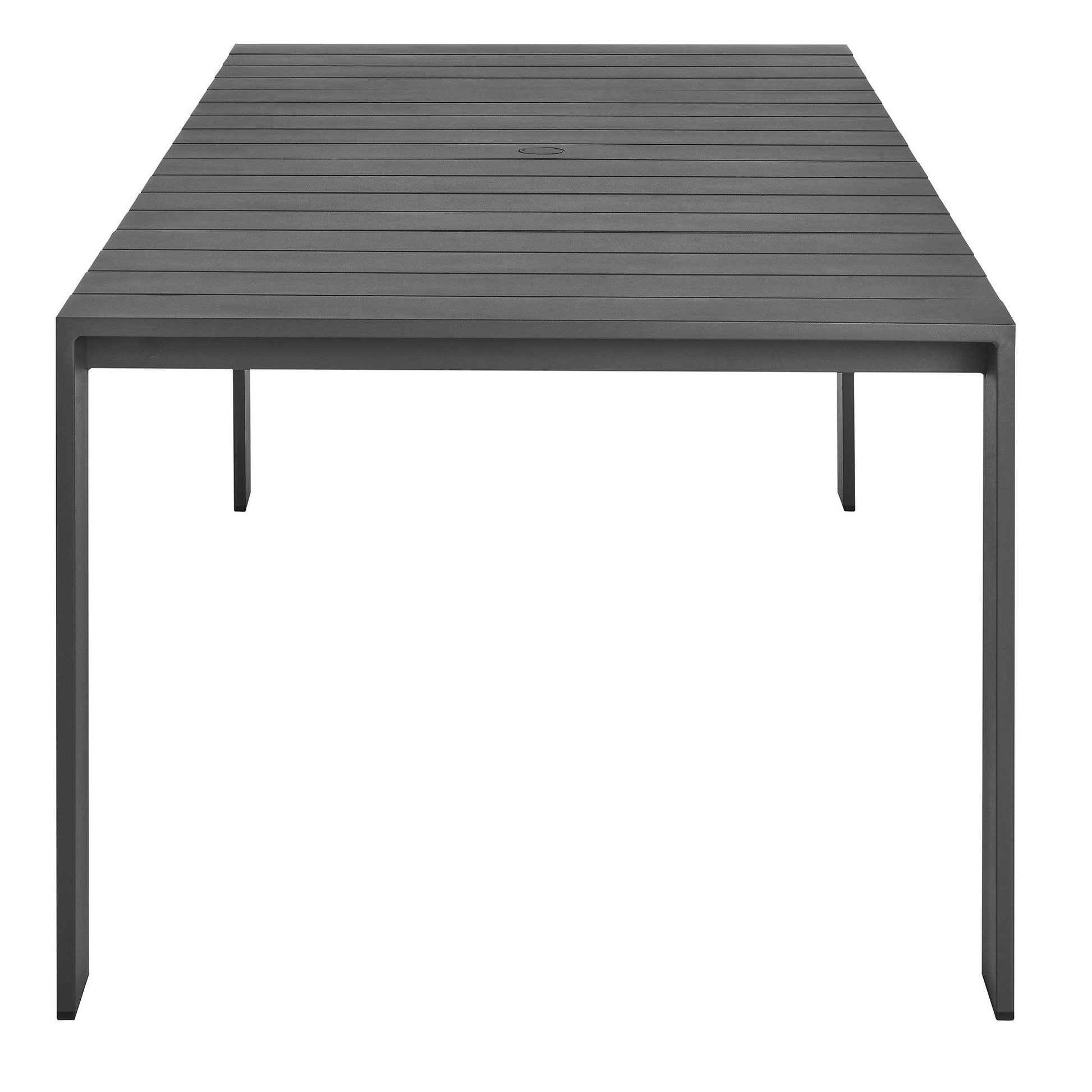 Tahoe Rectangular Outdoor Patio Aluminum Dining Table by Modway FredCo