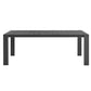 Tahoe Rectangular Outdoor Patio Aluminum Dining Table by Modway FredCo