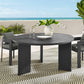 Tahoe Round Outdoor Patio Aluminum Dining Table by Modway FredCo