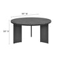 Tahoe Round Outdoor Patio Aluminum Dining Table by Modway FredCo