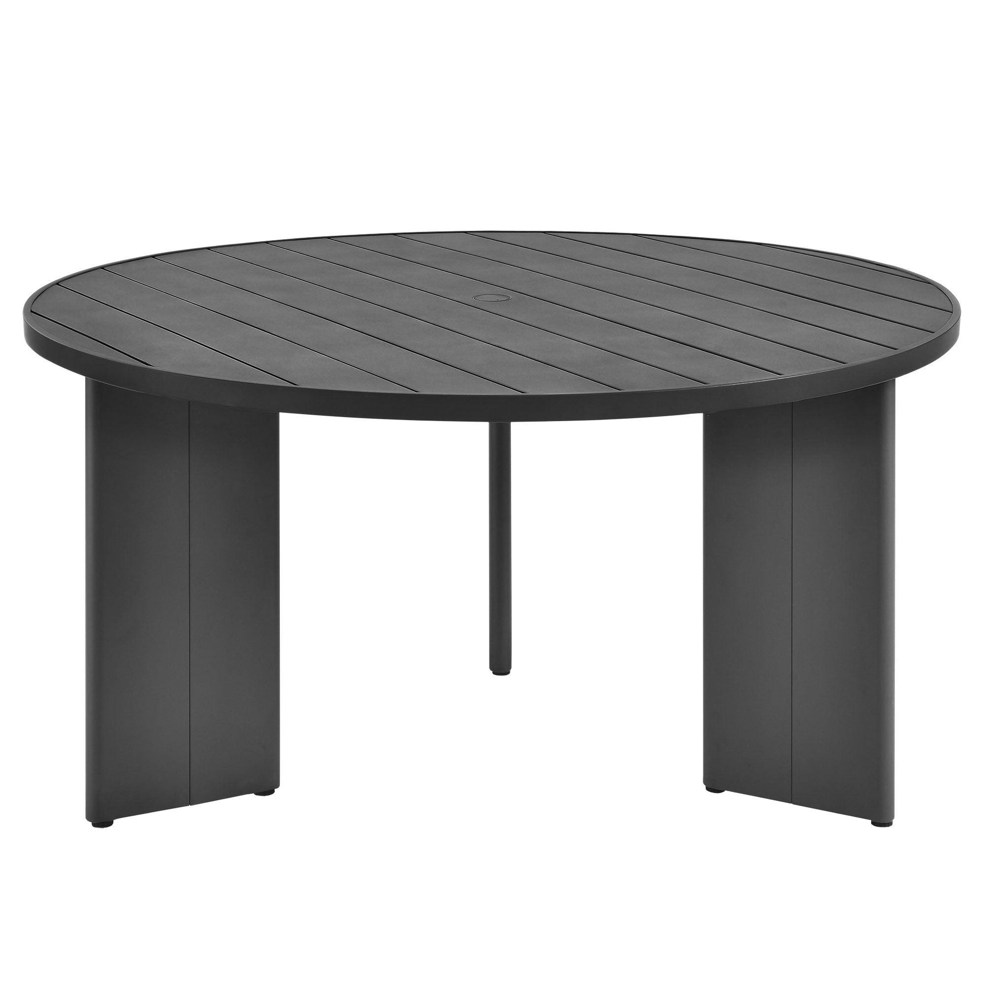 Tahoe Round Outdoor Patio Aluminum Dining Table by Modway FredCo